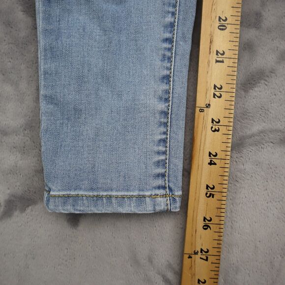 Aeropostale Pants Womens 26W Light Blue Denim Court Low Rise Skinny Leg Jegging - Picture 5 of 11